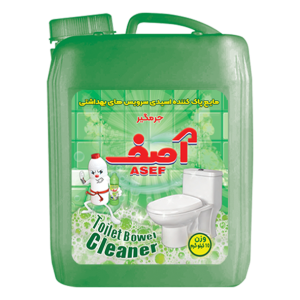 مایع جرمگیر آصف (پاک کننده سرویس بهداشتی) 4 مایع جرمگیر آصف 10 لیتری