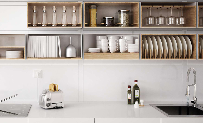 چیدمان کابینت آشپزخانه