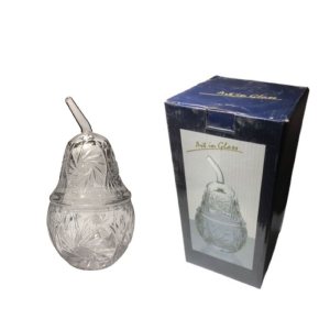 خرید شکلات خوری کریستال طرح گلابی تراش خورشیدی