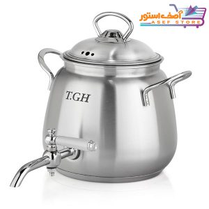 خرید و قیمت کتری روگازی کف چدن تابناک قیطاسی 2/5 لیتری