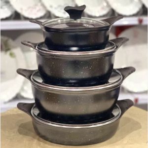 سرویس قابلمه 8 پارچه چدن چف