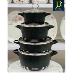 سرویس قابلمه 8 پارچه چدن mg